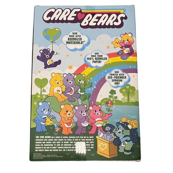 Care Bear Be Me Bear Caring for the Earth Plush Toy eco Recycled Materials NIB - Picture 4 of 8